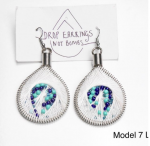 Earrings: Drop Earrings Not Bombs 7