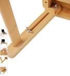 Desk: Bamboo Adjustable legs