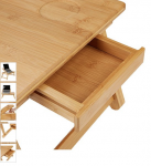 Desk: Bamboo with Drawer