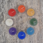 Candle: Beeswax Tealight Without Cup in Natural and Colours