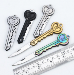 Keyring: Stainless Steel Folding Blade colours