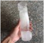 Wand: Crystal Yoni Penis Dildo CLEAR