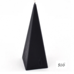 black beeswax pyramid $17