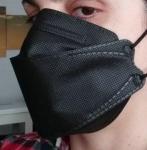 Masks: Disposable N95 Willow Shaped Anti-Fog black