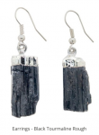  Crystal Points, Rough black tourmaline