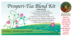 Tea: Prosperi-Tea Blend Kit label