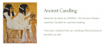 Candle: Beeswax Ear Care Ancient Egyptian