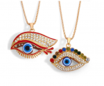 Jewellery: Hamsa & Evil Eye Pendant eyes
