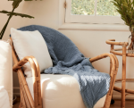 Blanket: Cotton Crinkle Bed CHAIR