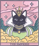 Pin: Enamel Cats Tarot The Empress