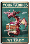 Poster: Metal 20 x 30 cm dragon
