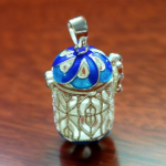 Jewellery: Pendant, Enamel Essential Oil Diffuser H