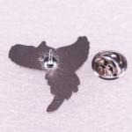 Pin: Enamel Blue Peace Pigeon back