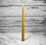  Beeswax Taper 12" Natural Colour one