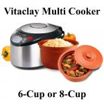 VITACLAY SMART ORGANIC MULTI-COOKER A RICE COOKER, A SLOW COOKER