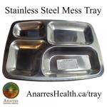 Post for Large Divided Stainless Steel Tray