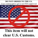 This item will not clear US Customs.