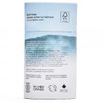 Deodorant in a recyclable oval paper tube back