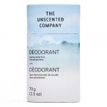 Deodorant in a recyclable oval paper tube front