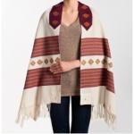  Tallit Handmade Fair Trade Jewish Prayer Shawl burgundy full