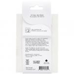 Spongy compostable sponge back of package