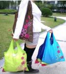 Bag: Foldable Shopping, Strawberry, shopping