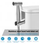  Stainless Steel Hand Held Bidet for Toilet MOUNTED