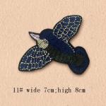 Patch: Fabric Embroidered Birds 11