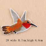 Patch: Fabric Embroidered Birds 2