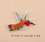 Patch: Fabric Embroidered Birds 2