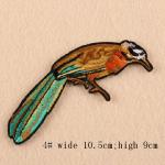Patch: Fabric Embroidered Birds 4