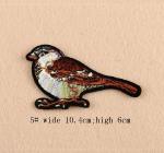 Patch: Fabric Embroidered Birds 5