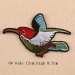 Patch: Fabric Embroidered Birds 6