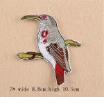 Patch: Fabric Embroidered Birds 7