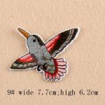 Patch: Fabric Embroidered Birds 9