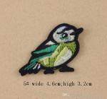  Fabric Embroidered Owl Cartoon Animals bird