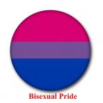 Button: Proud bisexual