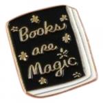 Enamel pin Books are Magic
