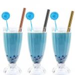Straw: Stainless Steel, Bubble Tea glasses