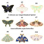 butterflies pin poster