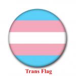 Button: Proud trans flag