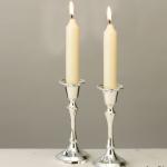 Shabbat Candlestick Silverplated Set, L 2