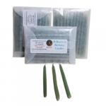 packs of 20 beeswax birthday candles in glacial teal