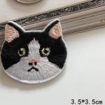 Patch: Fabric Embroidered Cat 4