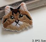 Patch: Fabric Embroidered Cat 6