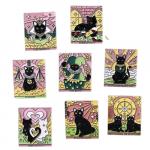 Pin: Enamel Cats Tarot square 2