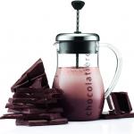 Chocolatiere Glass Hot Chocolate Maker & Frother, Used chocolate