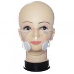 Mask: Washable Silicone Clear with 2 Valves