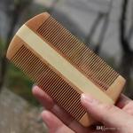 Comb: Wood Fruitwood Fine Toothed in hand