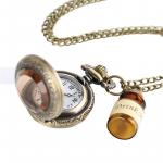 Necklace: Pocket Watch with Drink Me Bottle 3